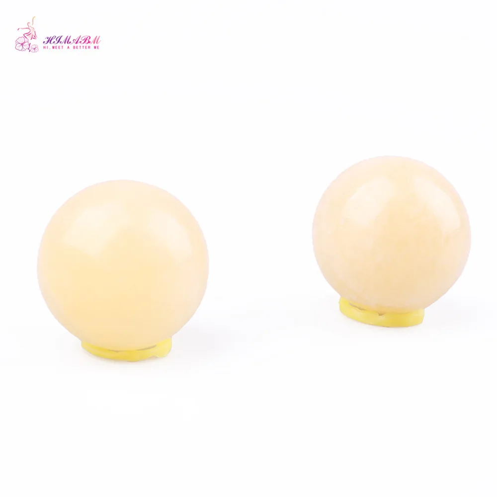 HIMABM 35mm Yellow Jade Eye Crystal Natural Gemstone Round Ball Crystal Energy Healing Rock Stone Decor Eye Massage Face Massege HIMABM 35mm Yellow Jade Eye Crystal Natural Gemstone Round Ball Crystal Energy Healing Rock Stone Decor Eye Massage Face Massege