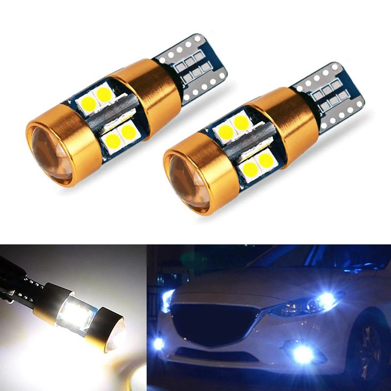 

2x T10 W5W LED Clearance Light Marker Lamp Bulb Canbus Error Free For Mazda 323 626 cx-5 3 6 8 Atenza cx7 cx-7 mx5 cx3 rx8 cx5