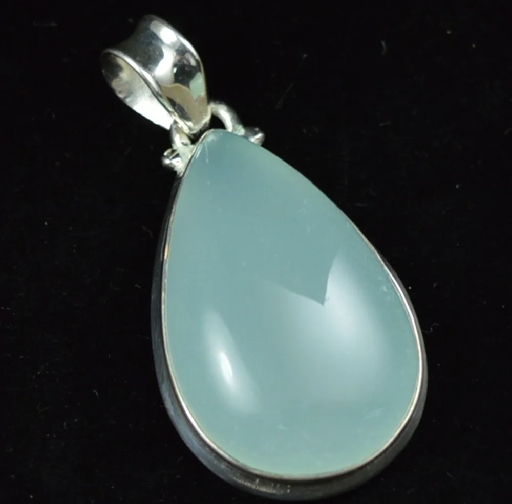 Aqua Chalcedony Pendant 