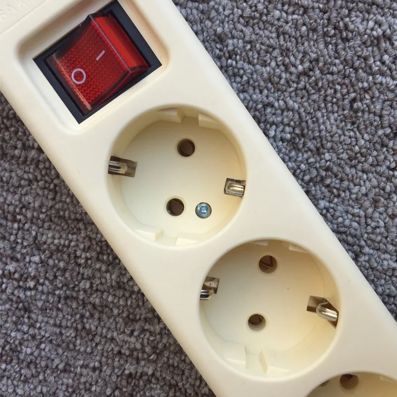 6 AC EU Plug Мощность благодаря полному отсутствию проводов доска розетки разъем