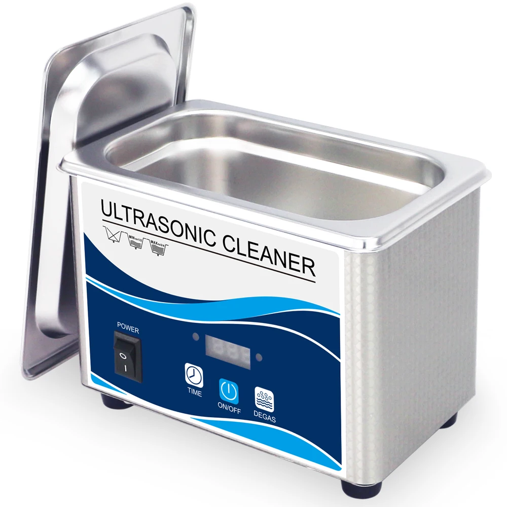 800 ml hogar limpiador ultrasónico Digital 60 W Baño de acero inoxidable 110 V 220 V Degas ultrasonido limpieza para relojes joyería - 5