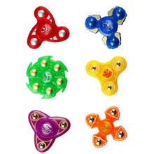 Color Random Fingers Rotate Fidget Toy Rangle Fingertips Spinning Top children’s Adult Release Pressure Fingertips Gyro Spinner
