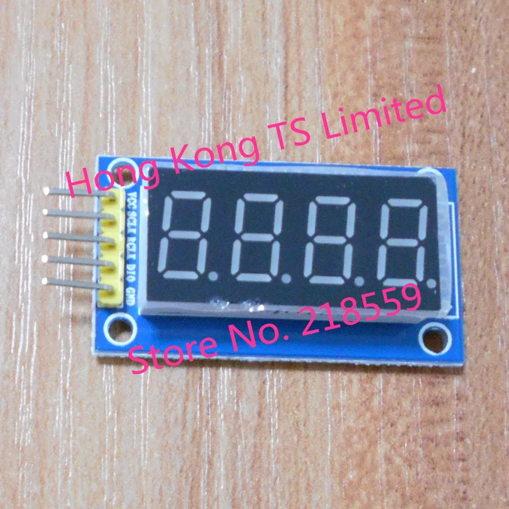 

4-bit digital tube LED display 4-digit serial 595 drive 4 bit LED digital tube module