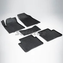 Для Nissan Teana J32 2008-2013 Резиновые Клетчатый Пол коврики в салон автомобиля 5 шт./компл. Seintex 00725