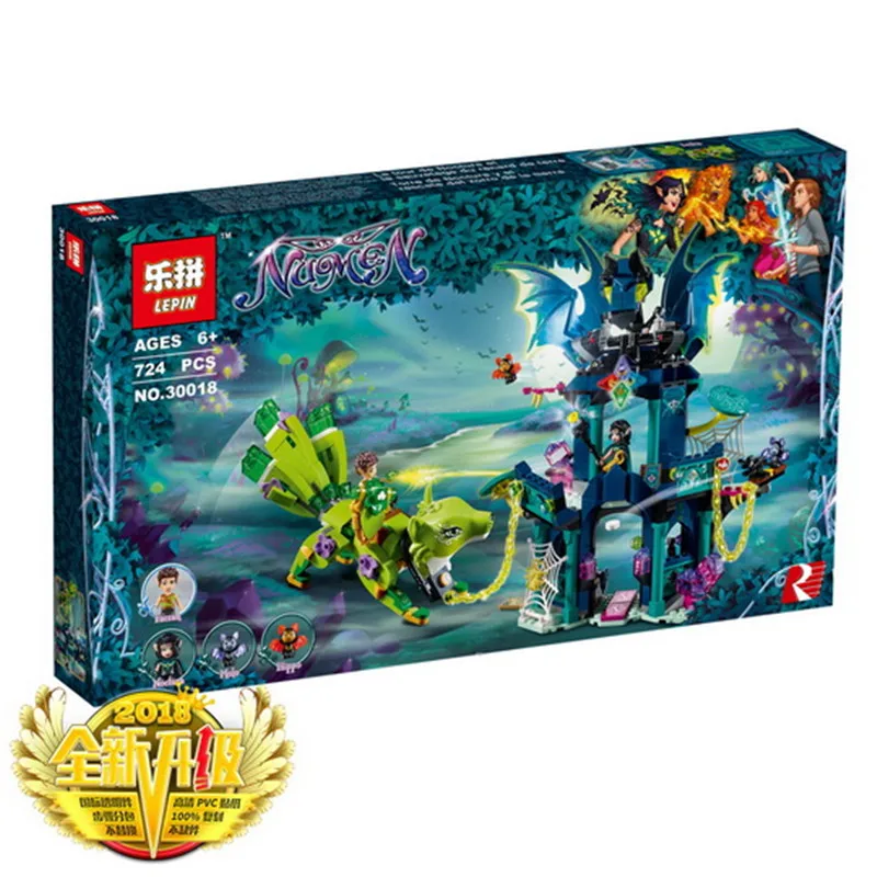 

lepin Elves 30018 Compatible with legoings 41194 Bricks Noctura's Tower & Earth Fox Rescue toys for children