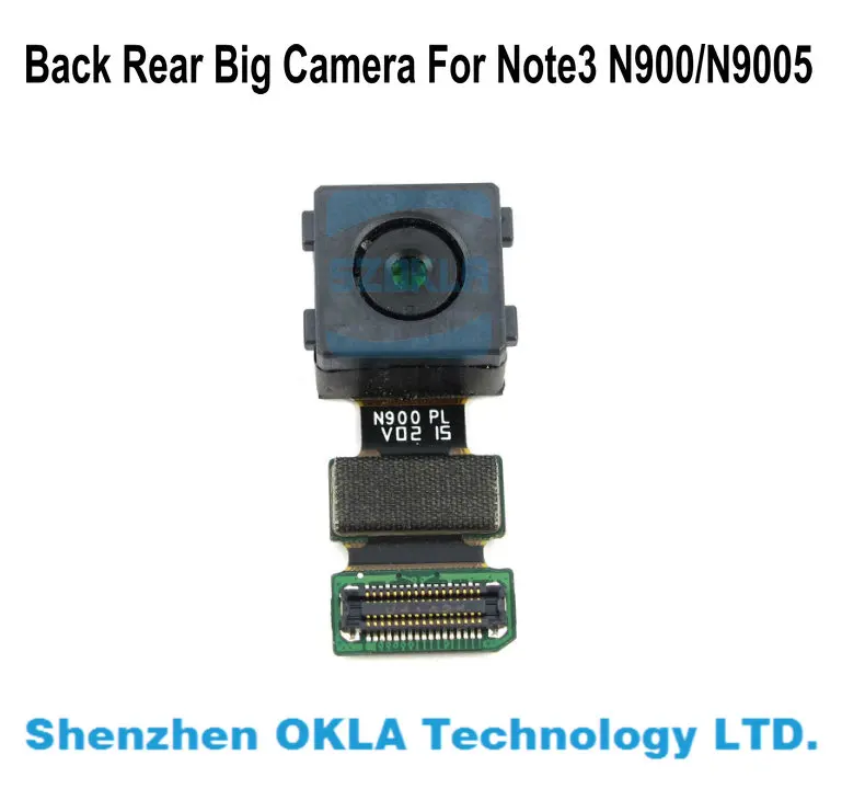 1 шт. задняя большая камера для Samsung Note3 N900 N9005 от оригинального телефона хорошо