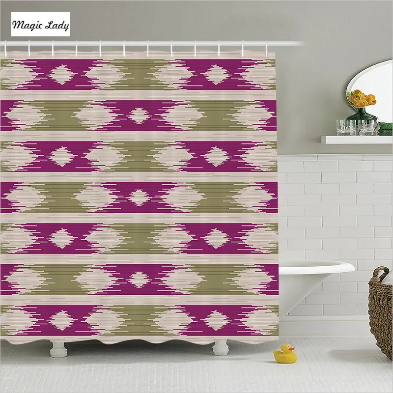 Shower Curtain Decor Bathroom Accessories Brushed Modern Design
