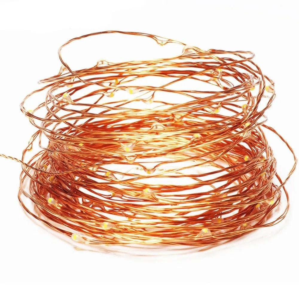 5M 50leds 10m 100leds USB LED String Lights Starry Lights Copper Wire For Home Bedroom Party Wedding Decoration