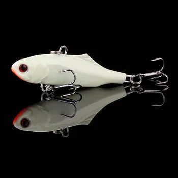 

WALK FISH 1PCS 6cm 14.4g Winter Fishing Lures Plastic VIB Hard Bait Lead Inside Vibration Fishing Tackle Wobbler Lure Pesca