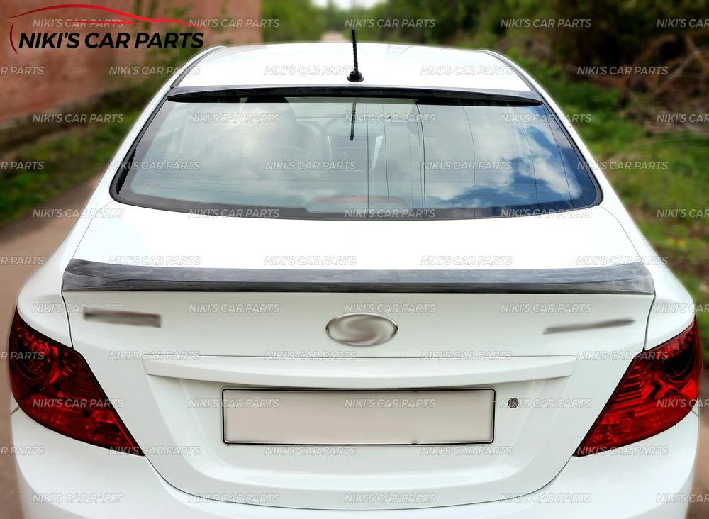 Спойлер на заднее стекло для hyundai Solaris 2011- АБС пластик навес окна автомобиля Стайлинг автомобиля аксессуары украшения Аэро