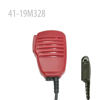 

41-19M328 Speaker Microphone Red for GP328+ M328+ plug