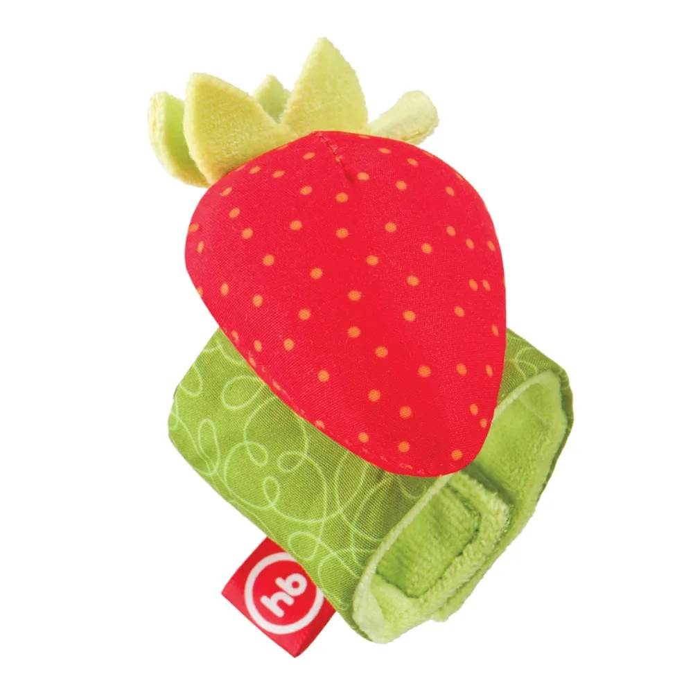 Игрушка-погремушка на руку Strawberry Happy Baby 330348 |