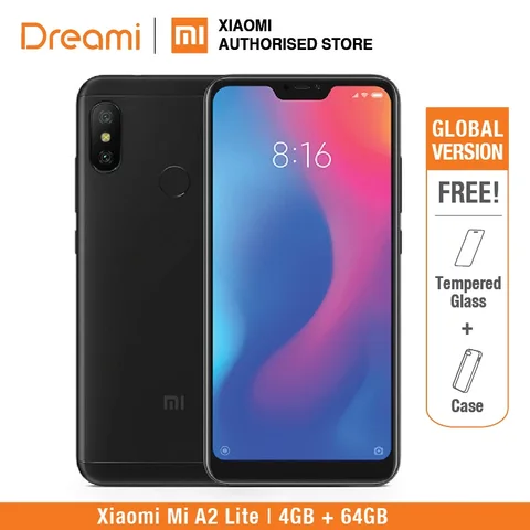Global Version Xiaomi Lite 64GB ROM 4GB RAM  Black Color only  Official Rom