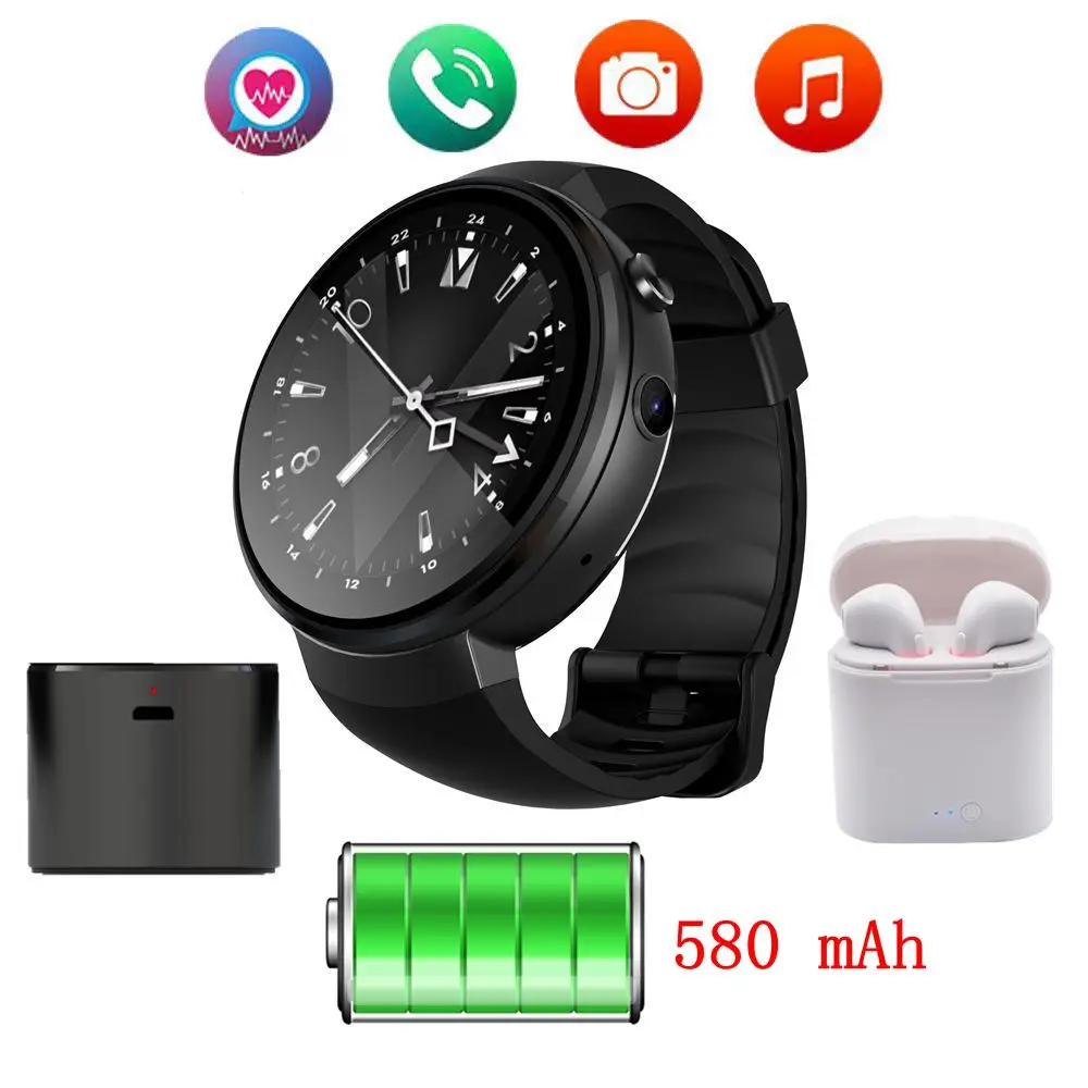 Z28 4G Смарт часы Android 7 0 16 ГБ + 1 Гб 580 мАч gps Wi Fi Handfree звонки smartwatch монитор сердечного