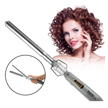 Щипцы для завивки Портативный для завивки волос светодио дный Дисплей Multi Размеры Керлинг палочка Профессиональные волос железо Стайлинг Инструмент для салона путешествия