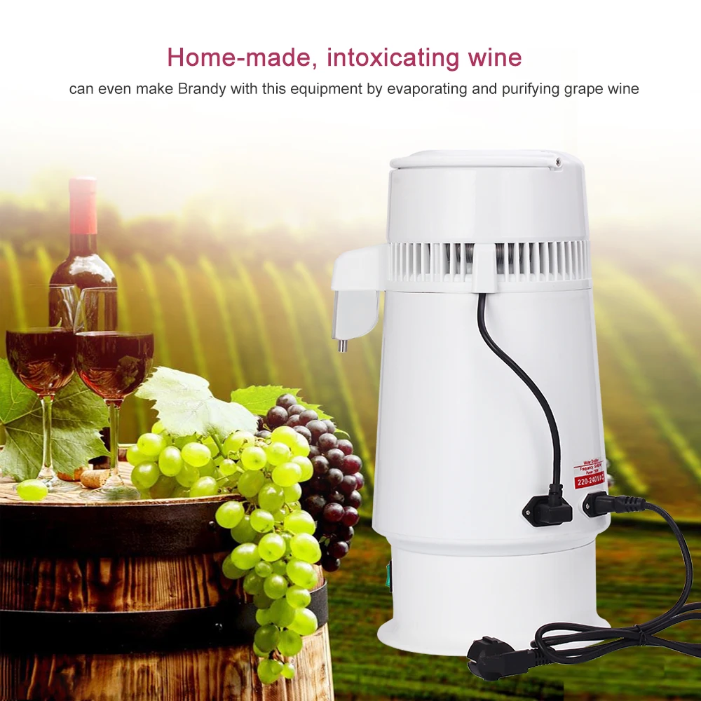 

Housing 4L Pure Dental Water Filter Water Alcohol Distiller Filter Dental Machine Distillation Purifier Equipment Plastic Jug