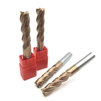 

1PC Diameter 18MM HRC60 Solid Carbide Endmills Length 100mm 150mm 4 Flute Flat End Mills Spiral Bits CNC Endmill Router Bits