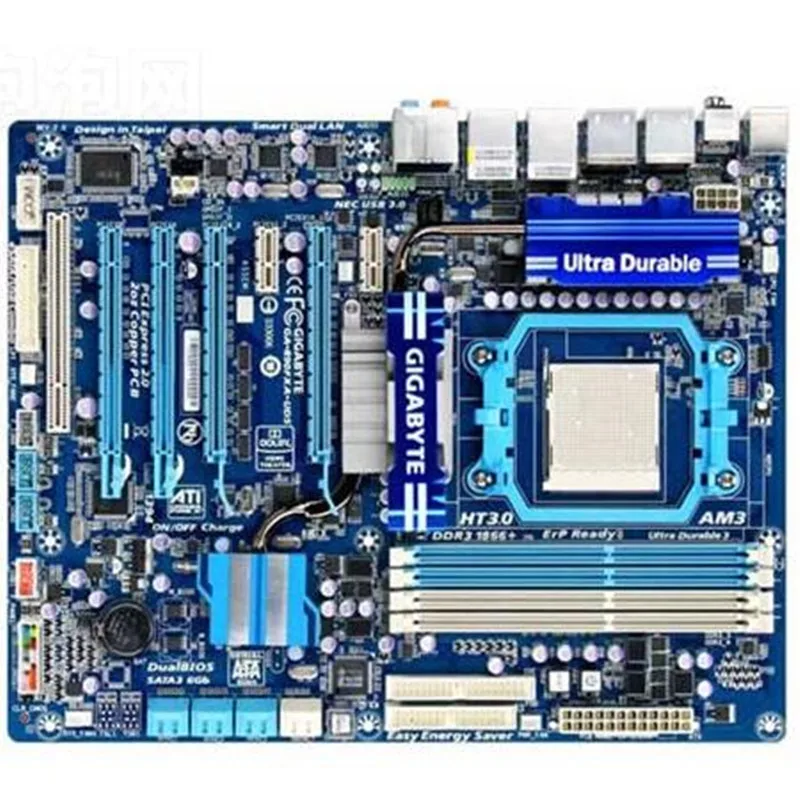 

For Gigabyte GA-890GPA-UD3H Original Used Desktop Motherboard 890GPA-UD3H 890G Socket AM3 DDR3 SATA2 USB2.0 ATX