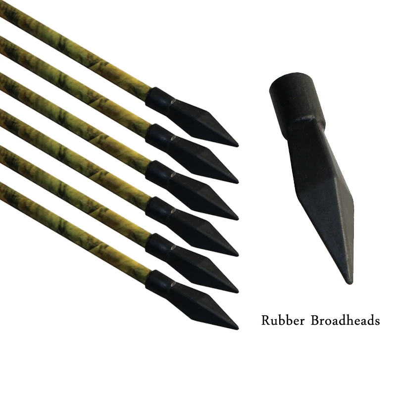 20pcs Arrow Heads Archery Target Shot Shooting Arrow Points Black Curve