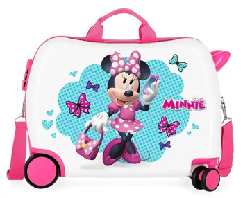

Maleta correpasillos 2 ruedas multidireccionales Minnie Good Mood