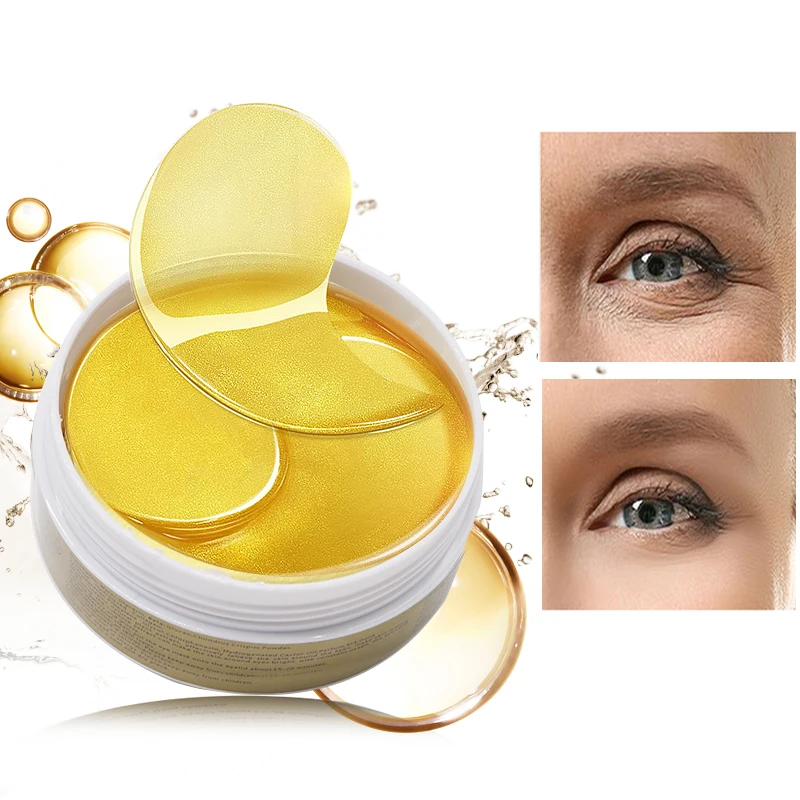 24K Golden Eye Mask Anti Wrinkle Ageless Dark Circles Moisturizing