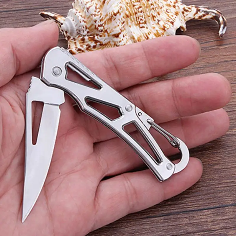 

Mini Camping Stainless Handle Survival Knife Practical Foldable Pocket Fruit Folding Knife Camping Outdoor Supplies