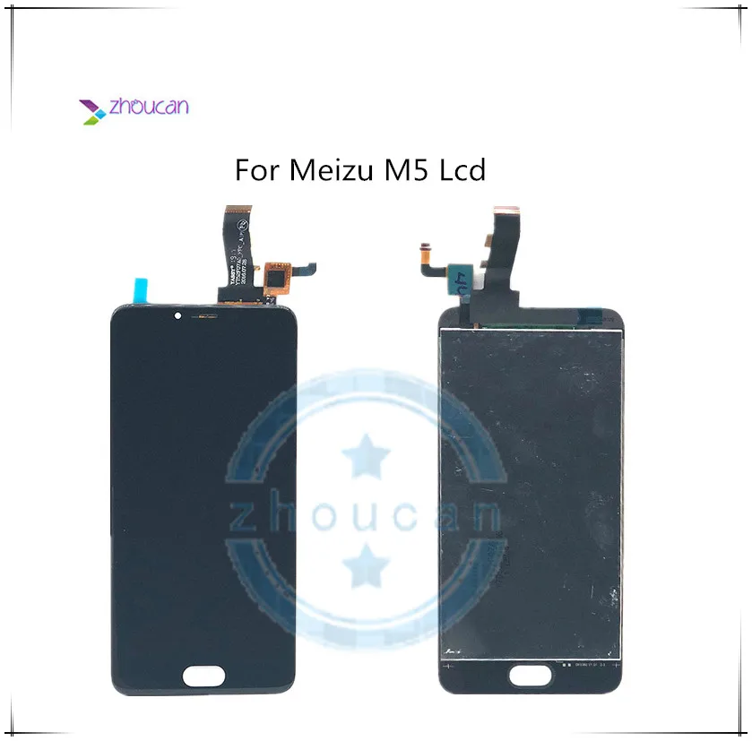 

For Meizu M5 LCD Display Touch Screen Digitizer Assembly M611D M611Y M611A For 5.2 inch MEIZU M5 mini LCD With Frame M611h+tools