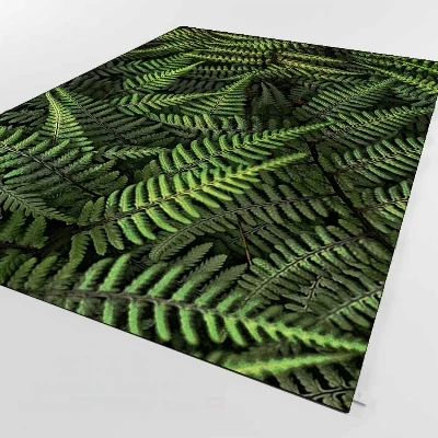 

Else Tropical Green Black Pine Leafs Florals 3d Print Non Slip Microfiber Living Room Decorative Modern Washable Area Rug Mat
