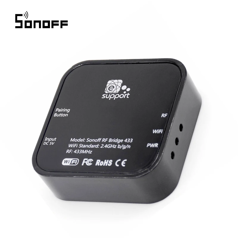 Sonoff RF мост WiFi 433 МГц Модуль Автоматизации умного дома Wifi переключатель универсальный таймер DIY пульт дистанционного управления Wifi RF контроллер