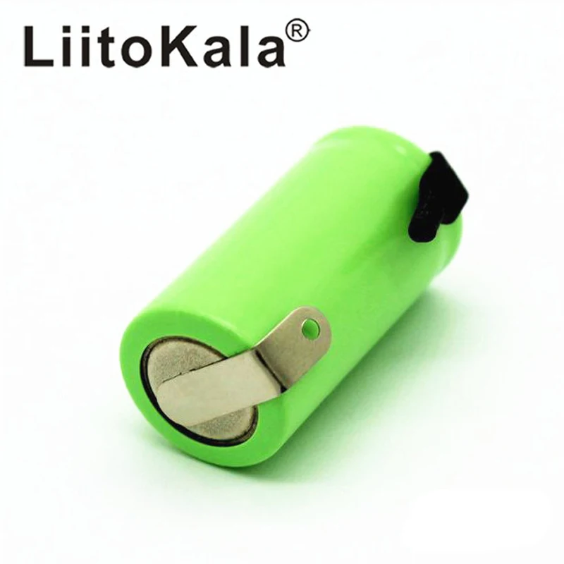 LiitoKala 2/3 AA Аккумуляторная Батарея 600mAh Ni-Cd nicd 1,2 V батареи синий-чем больше, тем дешевле