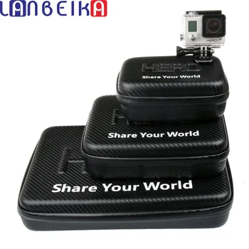 

LANBEIKA For Gopro Accessories Portable Waterproof Travel Storage Collection Camera Bag Case For SJCAM M20 SJ5000 Gopro 6 5 4 3+