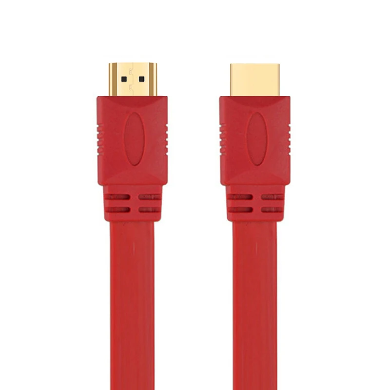 1,5 м, 3 м, 5 м, 10 м Высокоскоростной HDMI к MINI HDMI штекер Male-Male HDMI кабель 1,4 Версия 1080p 3D для планшетов DVD tv lcd ноутбук проект - Цвет: Красный