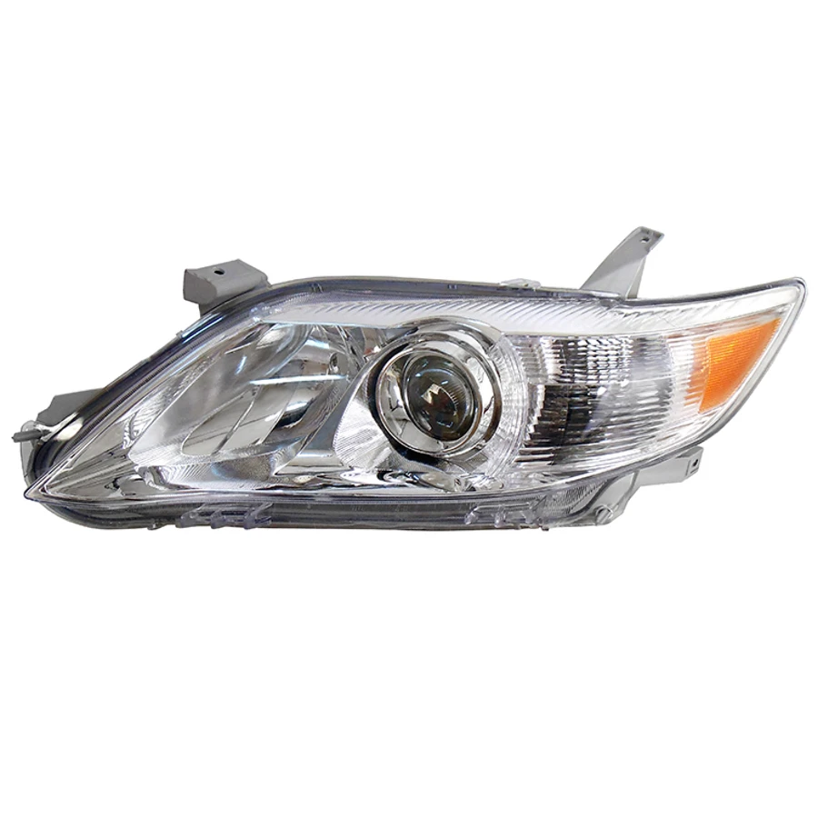 Налобный фонарь ЛЕВЫЙ подходит для TOYOTA CAMRY 2009 2010 2011 налобный левый хром с желтым