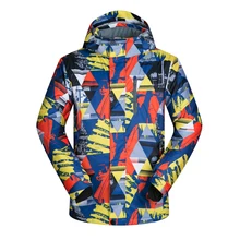 Зимняя Лыжная куртка мужская водонепроницаемая Теплая Лыжная куртка и комплект для сноубординга Снежная сноуборд куртка Беговая Лыжная одежда Бренды