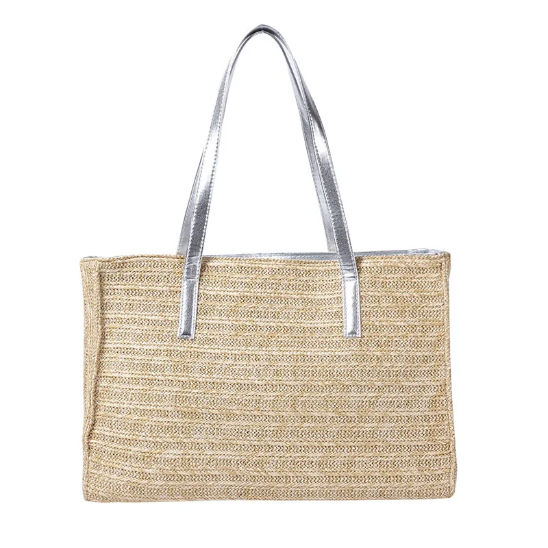 Women Summer Beach Handbag Bohemian Large Capacity Lady Straw Bags Travel Female Weave Shoulder Bag Casual Knitted Tote SS3029 (4)