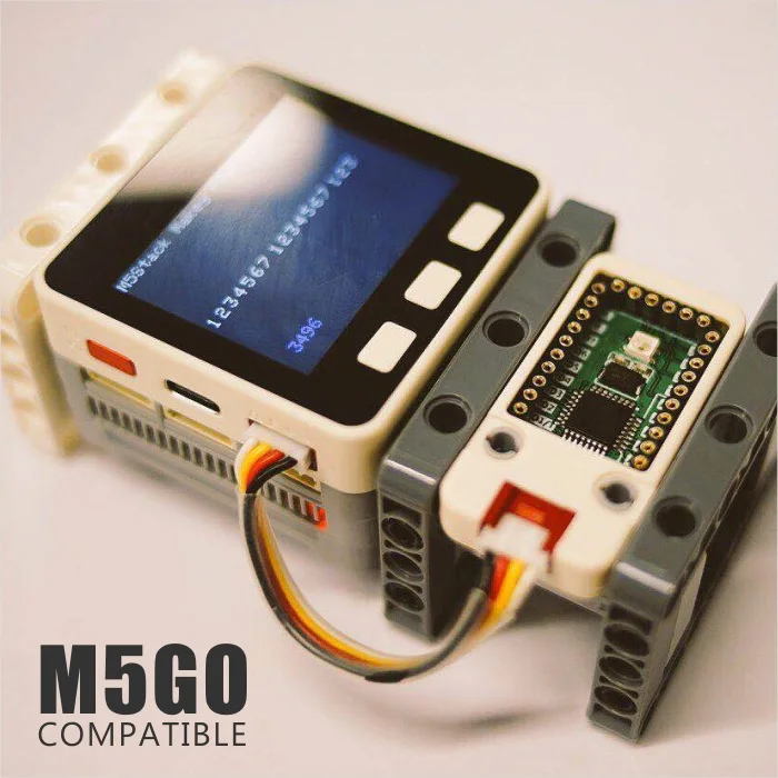 M5Stack официальный музыкальный блок MEGA328P внутри 16 Ключ фрукты Paino с RGB светодиодный и зуммер для ESP32 Development Kit Гров/iec порт