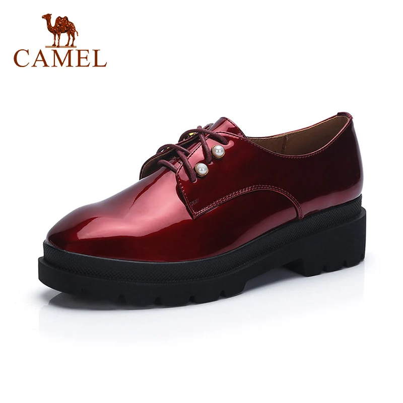 camel colored platform pumps