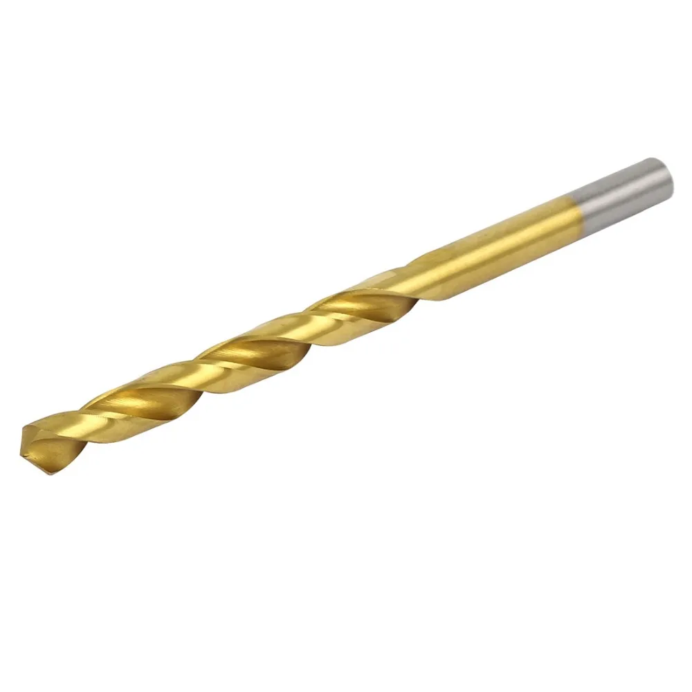 

UXCELL 7mm Twist Drill Bit Drilling Dia Titanium Plated Double Flutes Straight Shank Drill Bit For Woodworking Plastic Aluminum