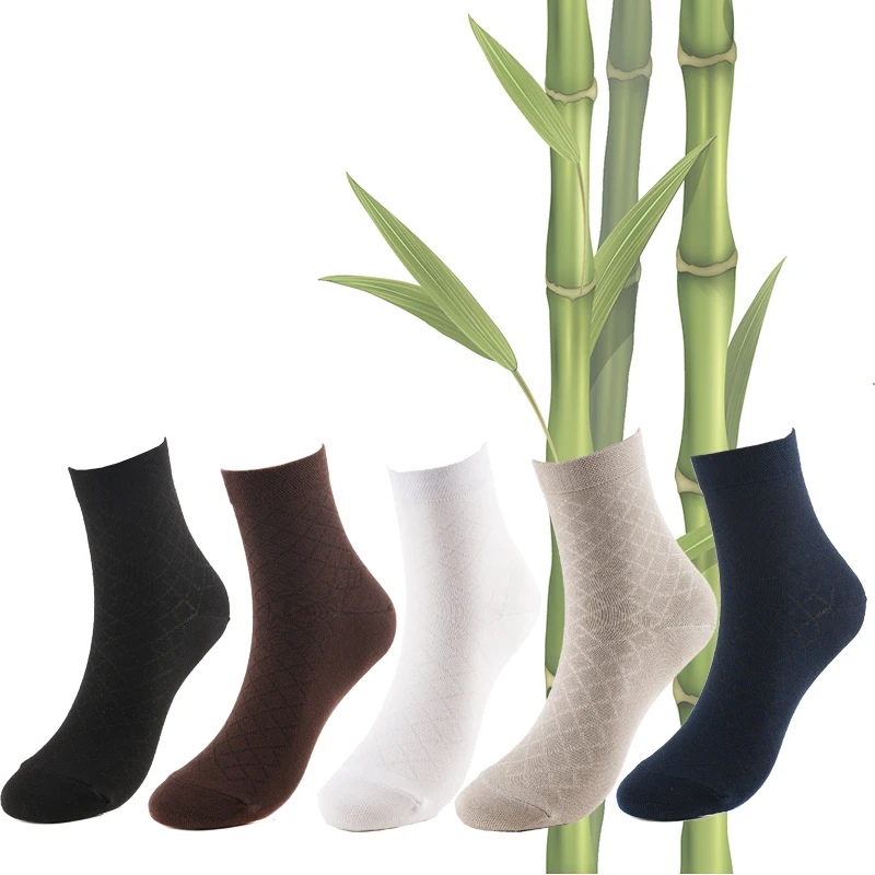 Women's socks made of bamboo thread. A set of 15 pairs. Five color