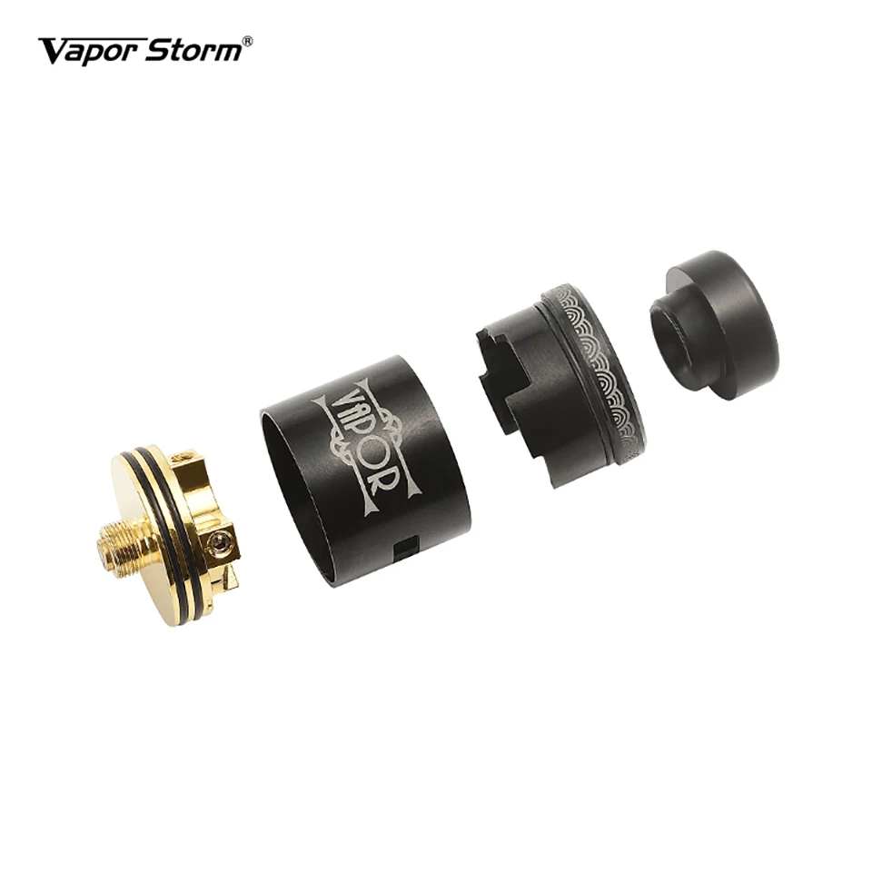 Оригинальный набор для вейпа Vapor Storm ECO RDA боксмод байпаса макс. 90 Вт 510 Lion 24 мм