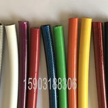 Красочные AN3(3,2 мм 1/" ID) покрытые ПВХ плетеный из нержавеющей стали гоночный тормозной шланг 5 м