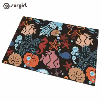

Home sea fish kds doormat Front Door Mat Carpet Entrance Indoor eco-friendly natural Non-slip Floor Mat Bath living room Rug