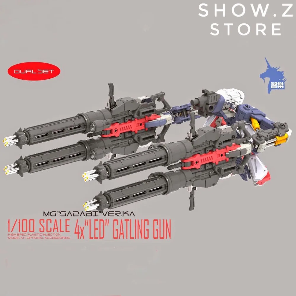

[Show.Z Store]Zhile ZL MG 1/100 4X Sazabi MSN-04 Gatling Gun Add On Kit w/ LED Action Figure