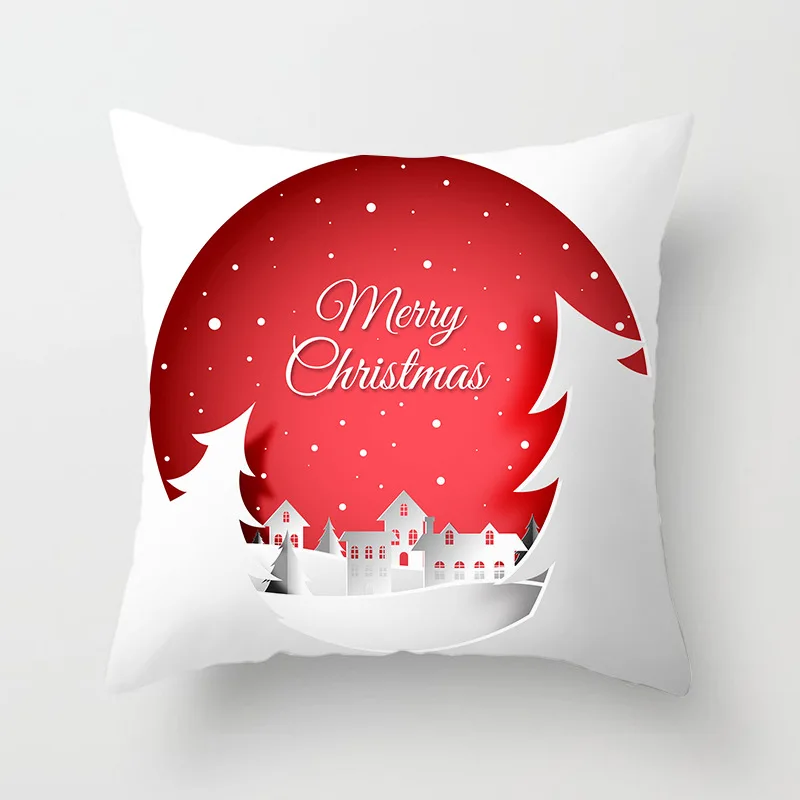 BLRISUP Merry Christmas Снеговик-подушка крышка атмосфера Рождества квадратные декоративные Чехлы для диванных подушек наволочки для дома Декор