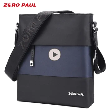 

ZORO PAUL High Quality Oxford Bag Male Satchels Brand Designer Men's Shoulder Business Crossbady Bag for Men Messenger Bags