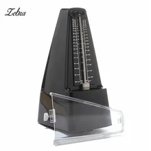 Zebra Mechanical Bell Ring Pyramid Metronome Musical Beat Timer Beat Tempo for Electric Acoustic Guitar Bass