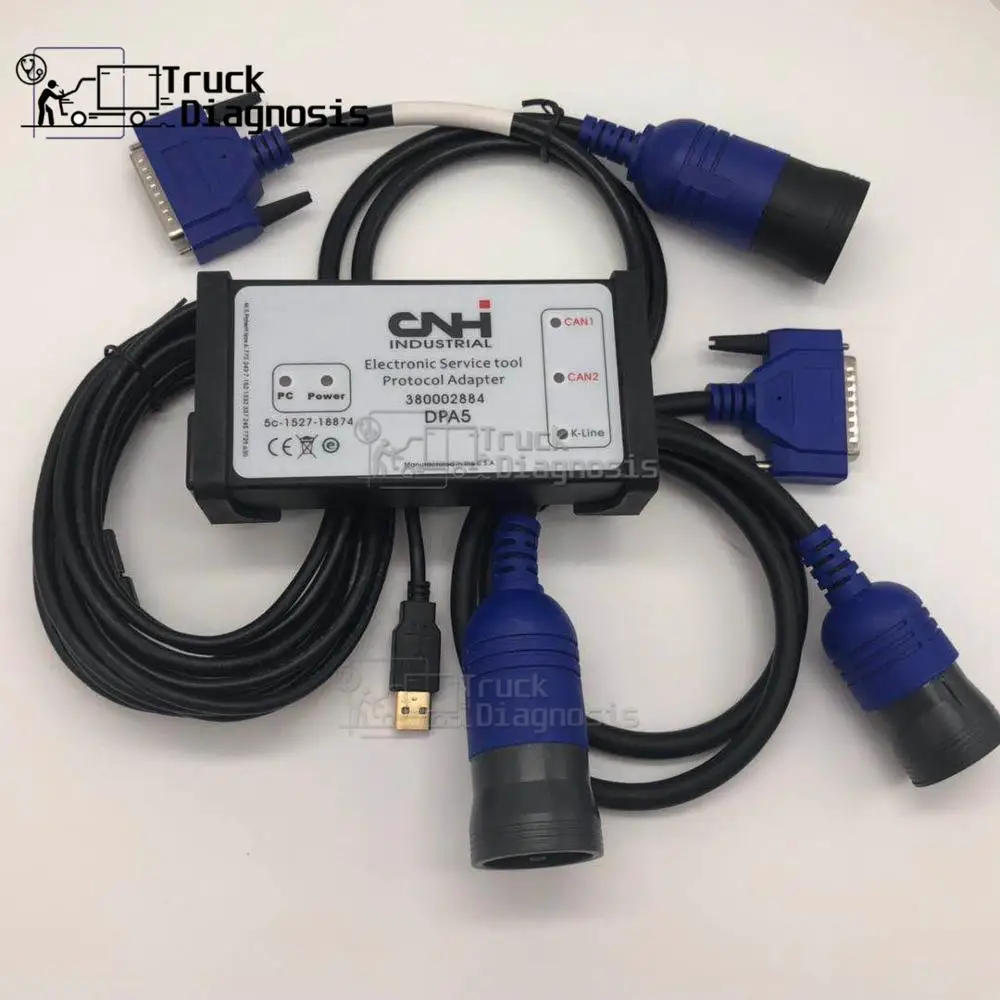 

New Holland Electronic Service tractor diagnostic Tools(CNH EST 9.0 engineering Level)+DiagnosticProcedures+CNH dpa5 kit tool