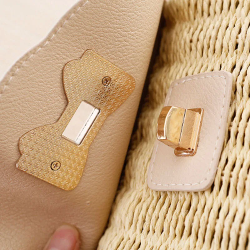 Women Straw Bag Female Bohemian Bali Rattan Beach Shoulder Bag Lady Handmade Candy Color Crossbody Bags Basket Bolsa SS3148 (8)