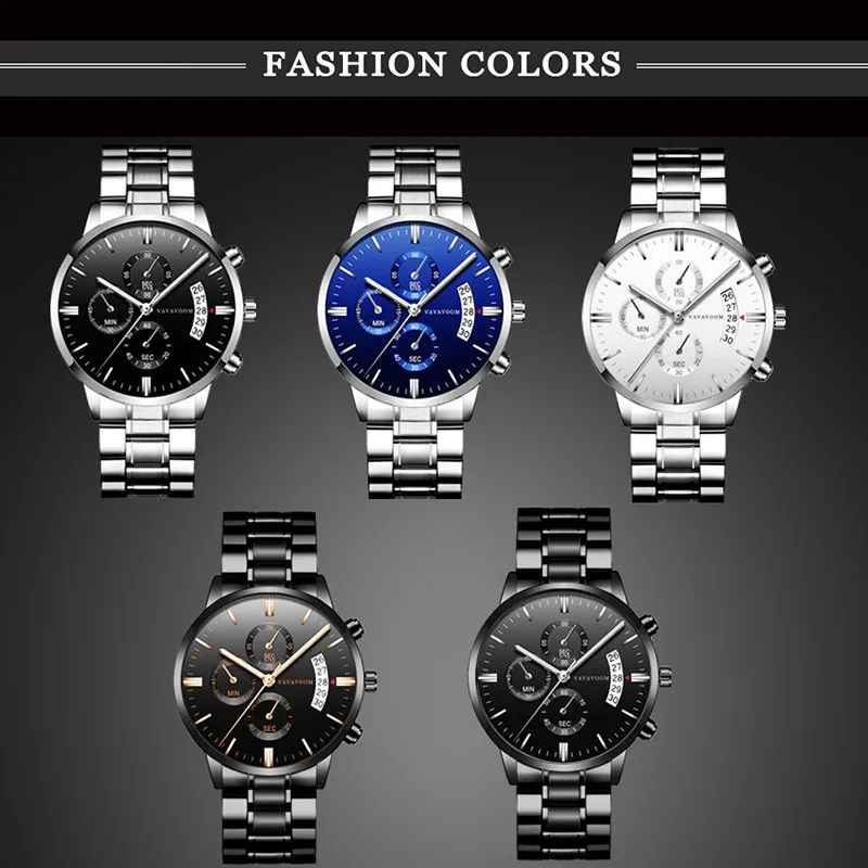 2019 New Men's Watch Stainless Steel Belt Business Quartz Watches Top Luxury Brand Sport relogio masculino watereproof reloj 2019 New Men's Watch Stainless Steel Belt Business Quartz Watches Top Luxury Brand Sport relogio masculino watereproof reloj