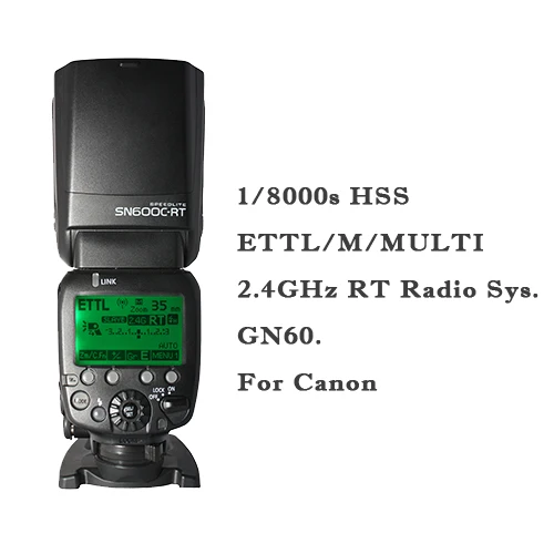 US $378.06 3 SHANNY SN600CRT Flash Speedlite SNE3RTs Transmitter For Canon As STE3RT